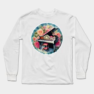 Piano Harmony Long Sleeve T-Shirt